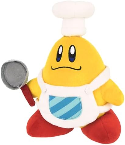 Kirby Adventure Series All Star Collection 7.5" Chef Kawasaki Plush