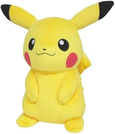 Pokemon All Star Collection PP16 Pikachu Stuffed Plush, 13"/Medium
