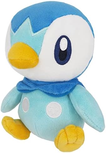 Pokemon All Star Collection - PP89 - Piplup Plush 6", Blue
