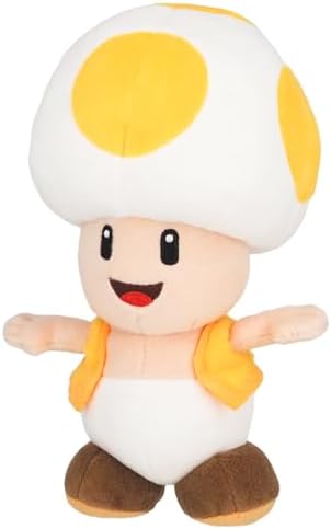 Super Mario All Star Collection AC32 Yellow Toad 8" Plush